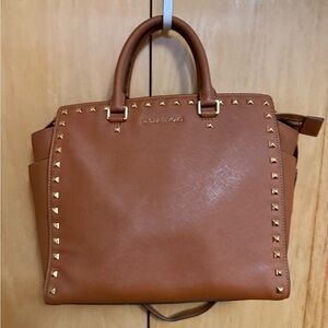Michael Kors Brown Studded Women's Bag